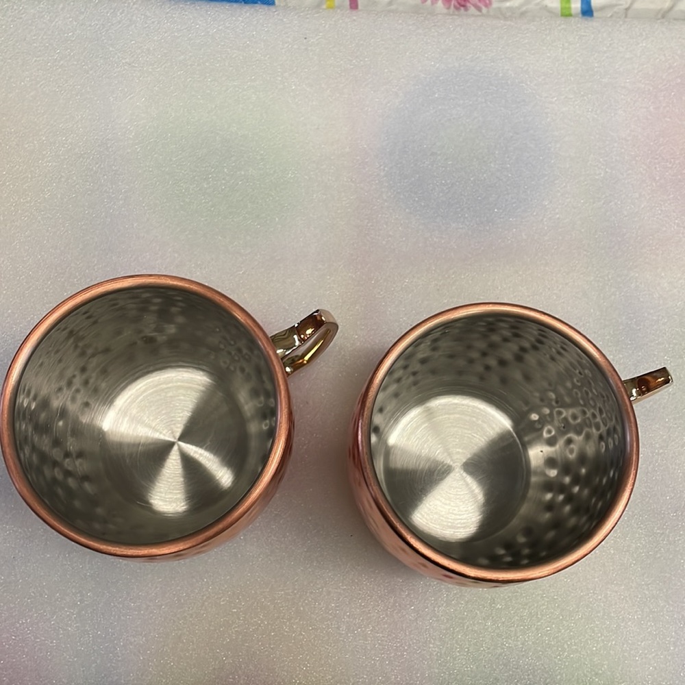 2 Copper drinking cups - Picture 7 of 7